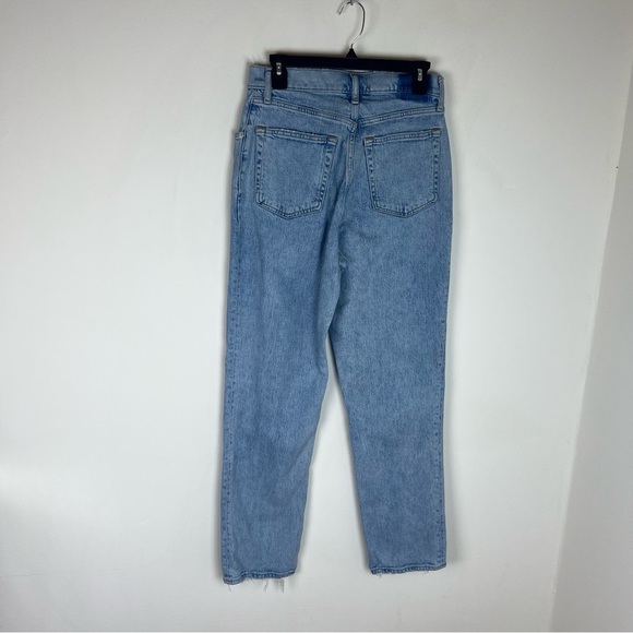 Abercrombie & Fitch The 90s Straight Curve Love Cross Waist Jeans Size 30 / 10 - Picture 4 of 5